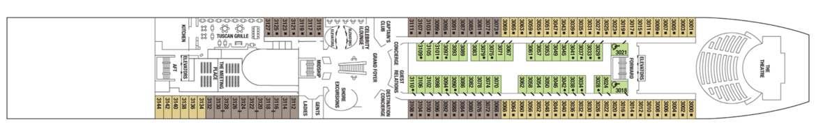 Celebrity Cruises Celebrity Summit Deck 3.png